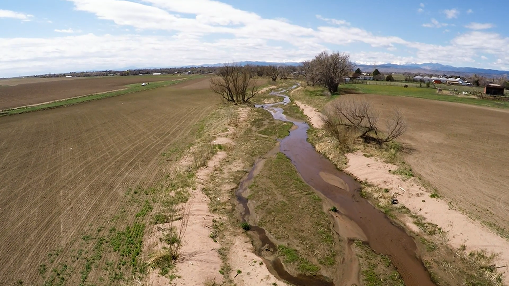 Little Thompson River adjacent to Lempka Farms